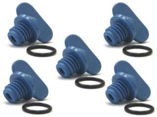 Blue Water Drain Plug Screw Kit for Mercruiser Exhaust Manifold 22 