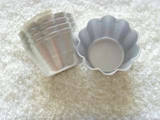   pcs Microwave Aluminum Pudding Jello Cake Cookie Pastry Tin Mold lot