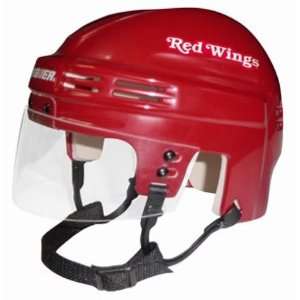 Official NHL Licensed Mini Player Helmets   Detroit Redwings   Detroit 