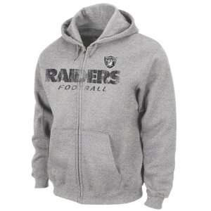  Oakland Raiders Touchback Full Zip Hooded Sweatshirt 
