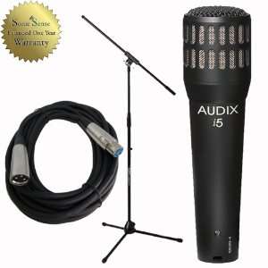  Audix i 5 Instrument Microphone with Tall Fixed Boom Stand 