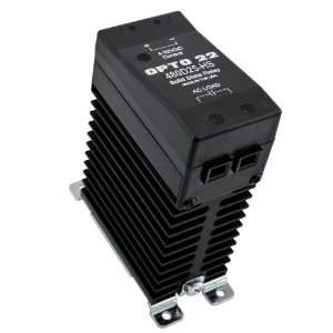   DC Control Solid State Relay with Integrated Heatsink, 480 VAC, 25 Amp