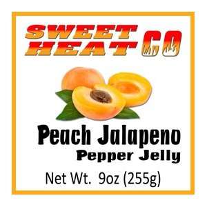 Peach Jalapeno Pepper Jelly   9oz Grocery & Gourmet Food