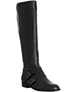 Ciao Bella black leather Today saddle tall boots   
