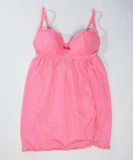 Cosabella candy pink Molie babydoll and g string set