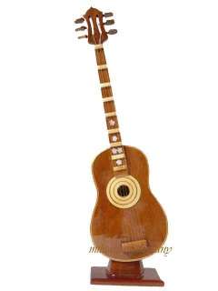   CRAFTED MAHOGANY WOOD WOODEN MODEL ACOUSTIC GUITAR MUSICAL INSTRUMENT