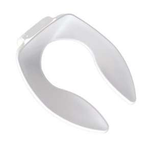   Heavy Duty Commercial Elongated Toilet Seat White: Home & Kitchen