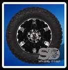   GLOSS BLACK WITH 285 65 18 NITTO TRAIL GRAPPLER MT TIRES WHEELS RIMS