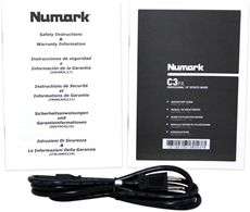 Numark C3FX 4 Channel 19 Rack Mount DJ Mixer and Alesis Effects C3 FX 