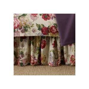  LAUREN HOME Surrey Garden Floral Bed Skirt