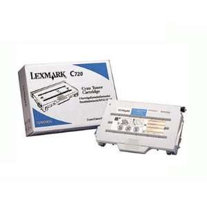  Lexmark Cyan Toner Cartridge For C720 Printer 7,200 Pages 