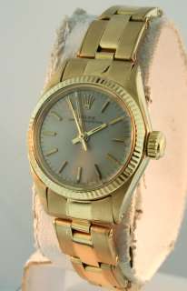 Rolex Oyster Perpetual 14k Yellow Gold Ladies 1970 RARE Watch.  