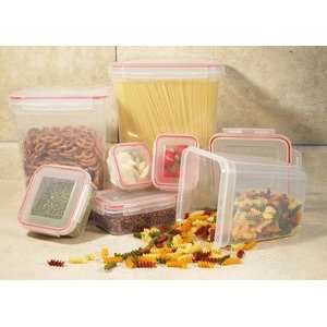  NEW COOKPRO 622 STORAGE CONTAINERS 14PC SET SQUARE LOCK 