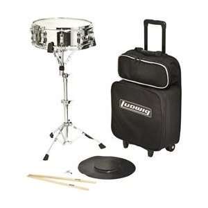  Ludwig Rolling Drum Kit Chrome 14 Inch: Musical 