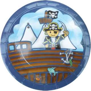   Cake/Sandwhich Flags x 24   Pirate Ship, Hat, Parrot & Skull  