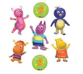 BACKYARDIGANS 2nd BIRTHDAY BALLOONS party supplies two  