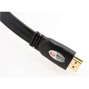  RixPRO FLEX HDMI High Speed Cable 6Ft (2M) FLAT BLACK 