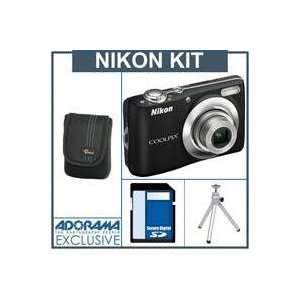 Nikon Coolpix L24 Digital Camera Kit   Black   With 4GB SD Memory Card 