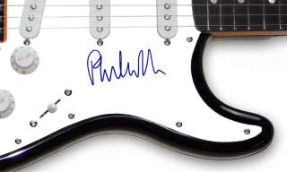 GENESIS Phil Collins Autographed Signed FENDER SQUIER Guitar  