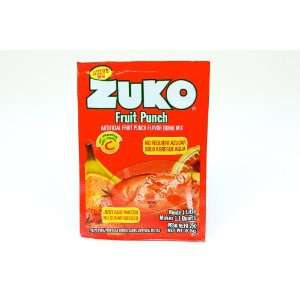Zuko Fruit Punch Flavor Powder Mix Drink 0.9 oz (1 Liter)  