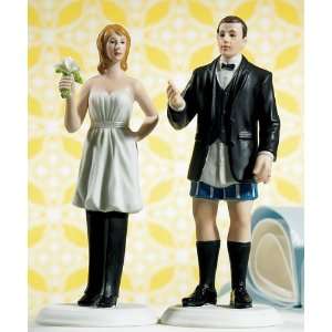  Bride In Charge and Groom Not In Charge Cake Toppers 