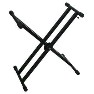   Quick Release Pro Double X Brace Keyboard Stand Musical Instruments