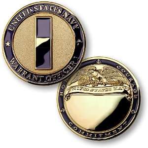  U.S. Navy Warrant Officer 1 Challenge Coin Everything 