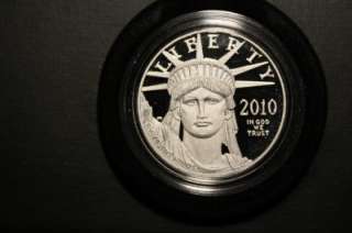   PLATINUM PREAMBLE SERIES 2010 PROOF COIN AMERICAN EAGLE LIBERTY  