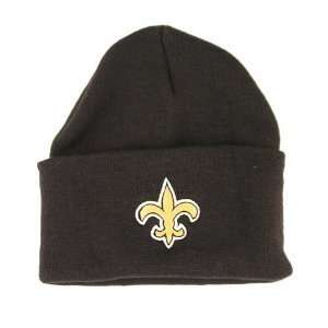 NFL New Orleans Saints Classic Cuffed Embroidered Knit Beanie Toque 