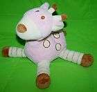   Cream polka dots Baby GIRAFFE stuffed animal plush circle spots toy