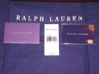 795 Purple Label Polo Ralph Lauren Laptop Bookbag Canvas/Leather 