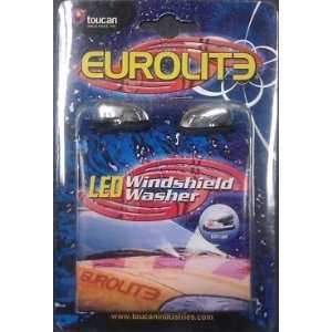    Eurolite LED Windshield Washer Lights NIP Green Automotive