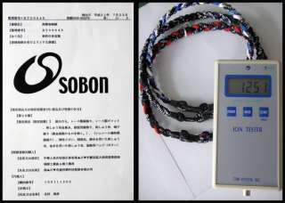   Tornado Sobon Baseball Sports Energy 3 Rope Necklace 16 color 4 size