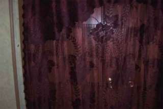   HEAVY VINTAGE BURGUNDY LACE CURTAINS AND VALANCES   