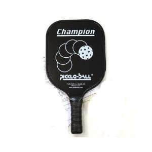 Champion Pickleball Paddle   Black 