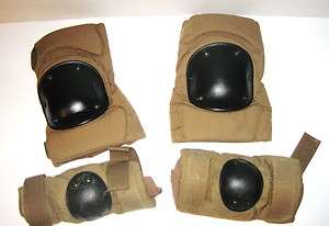 US Military Issue Coyote Tactical Knee Elbow Pads Lrg  