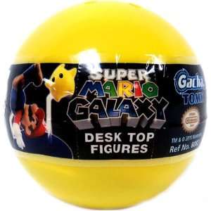  Tomy Gashopan Super Mario Galaxy Mini Desk Top Action 