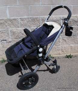 Bugaboo Frog Blue 3 In One Stroller Convertible Carrier  