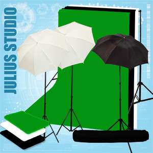 Photography Lighting Muslin Backdrop Stand Kit Umbrella Lightings new 