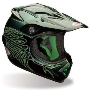  Bell Moto 8 Motocross RazorWing Green Helmet Automotive