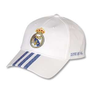  10 11 Real Madrid 3 Stripe Cap   White