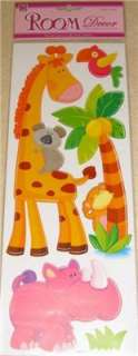 Nursery/Childrens Bedroom JUNGLE ANIMAL Wall Stickers  
