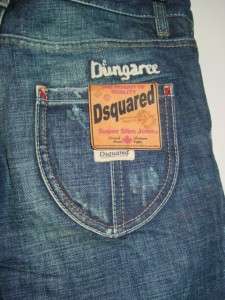 Dsquared 2 dark blue super slim mens jeans NEW 40  