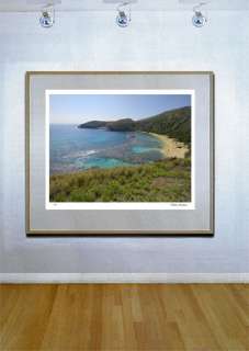 Hanauma Bay HUGE Art Photograph Oahu Hawaii Surfing  