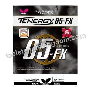 Butterfly Tenergy 05FX Table Tennis Rubber  