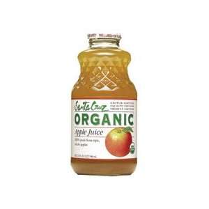 Santa Cruz Organic Apple Juice Quart ( 12x32 OZ):  Grocery 