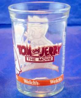 Welchs Tom And Jerry The Movie Collectable Jelly Jar Glass Girl 1993 