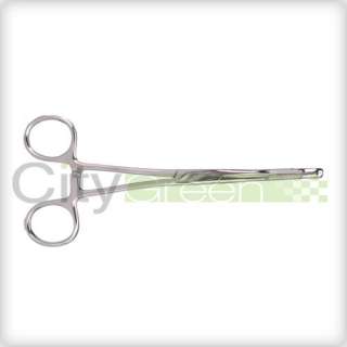 Forceps Round Slotted Clamp Body Piercing Tools Plier New  