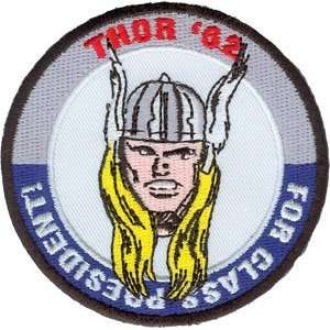   Marvel Comics Thor For President Iron On Patch P3358