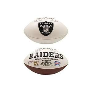   Raiders Embroidered Signature Series Football